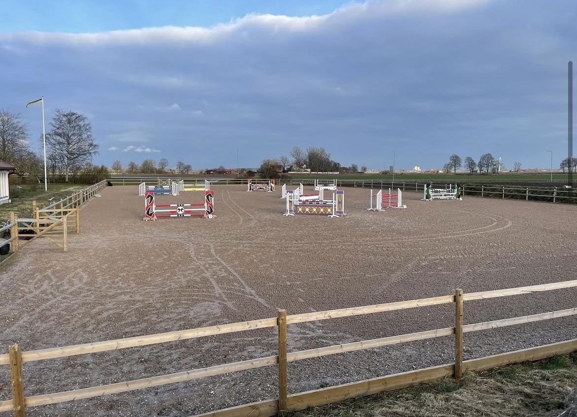 Öppen Bana utanför Kristianstad i Skåne
